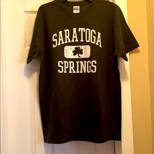 Gently used, SARATOGA SPRINGS ☘️ IRISH T-SHIRT
